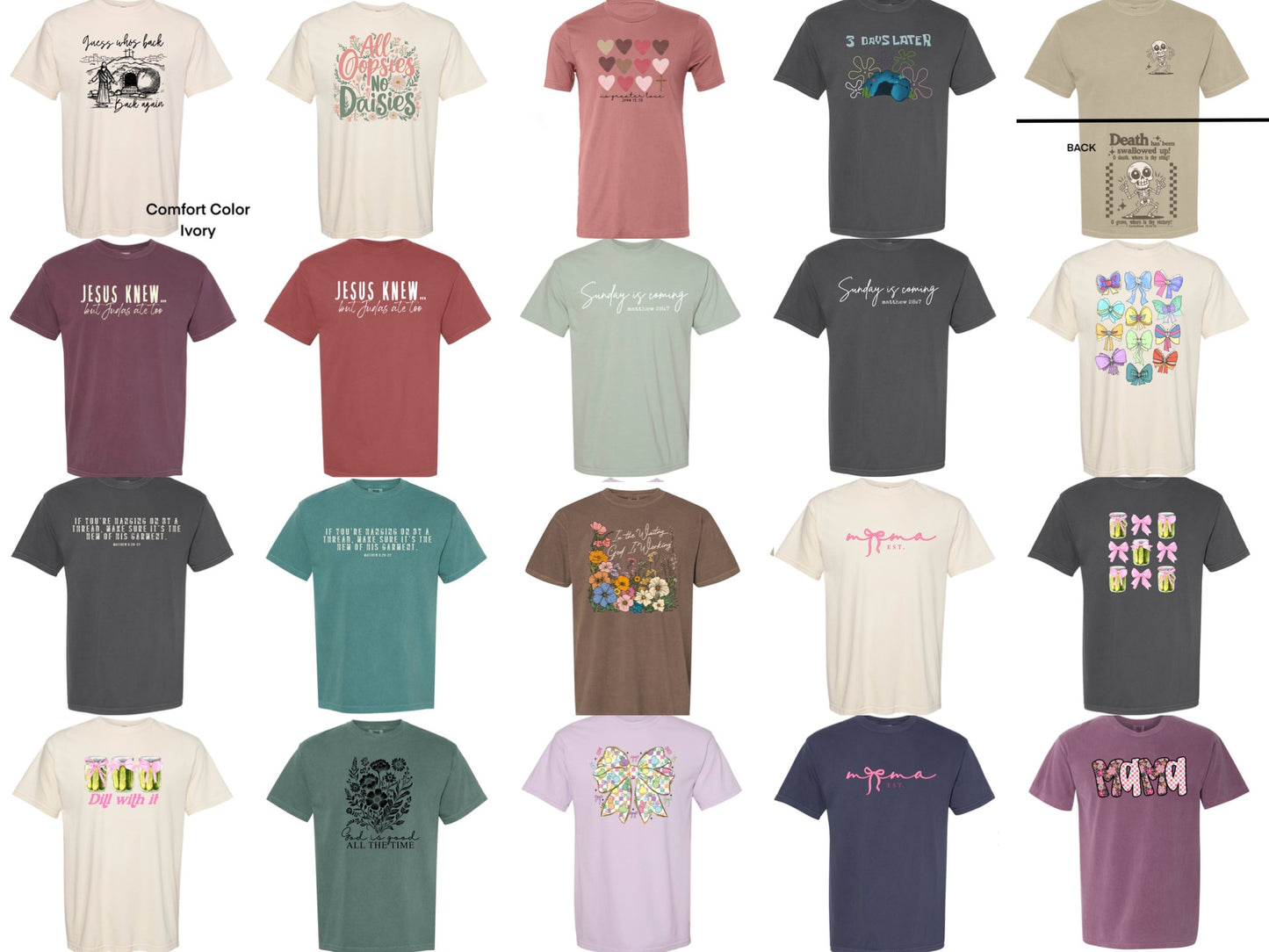 2025 Spring/Easter T-Shirt Drop