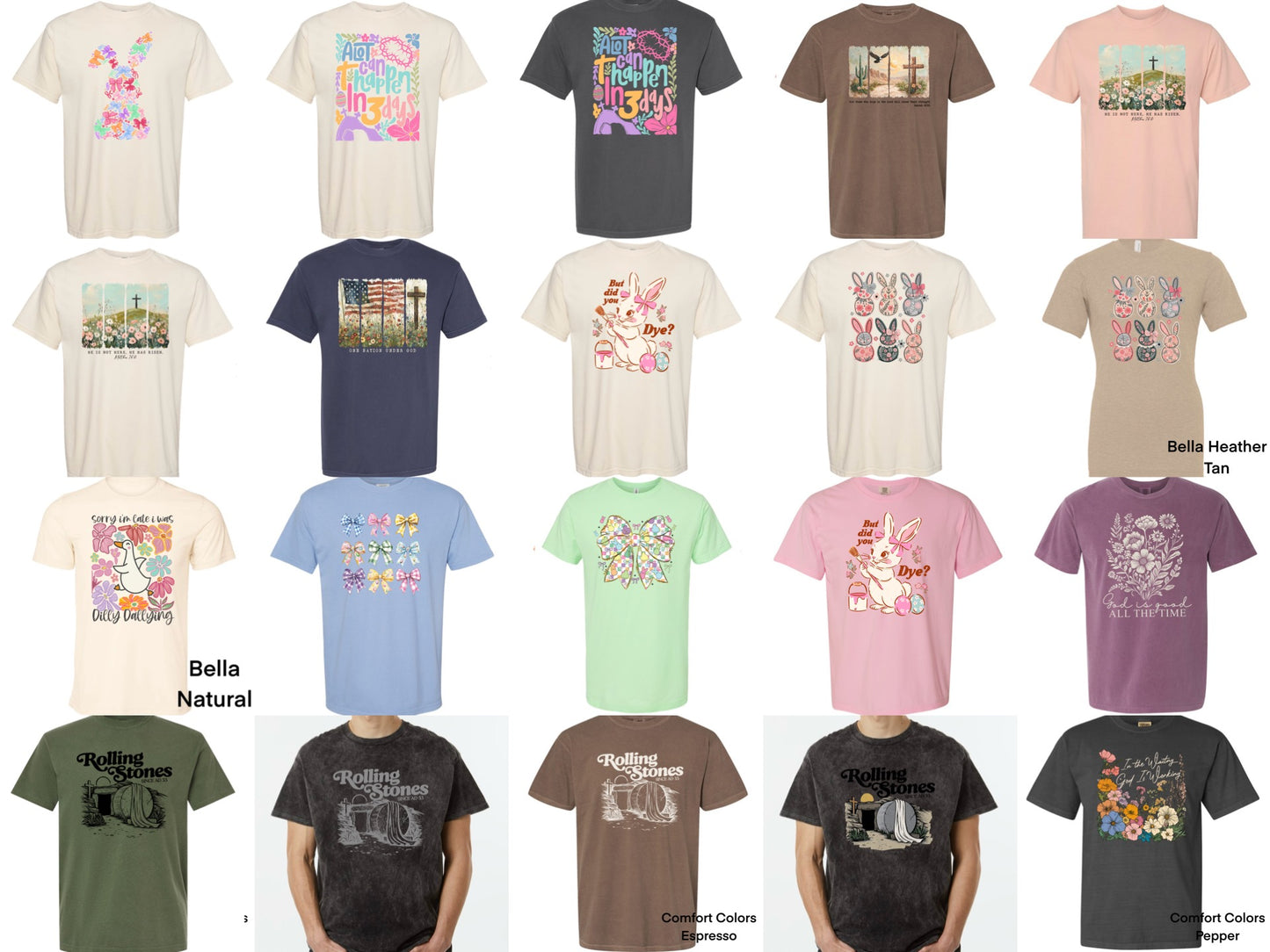 2025 Spring/Easter T-Shirt Drop