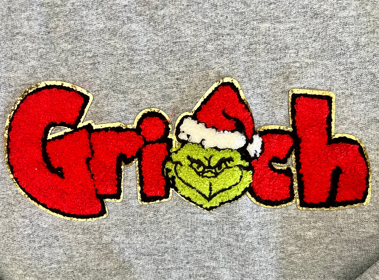 Green Guy Chenille Patch Sweatshirts