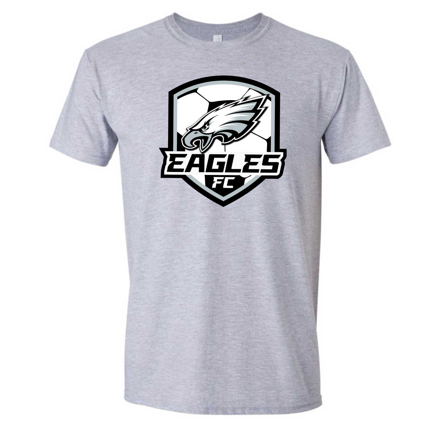 Eagles Soccer Gray Logo T-Shirt