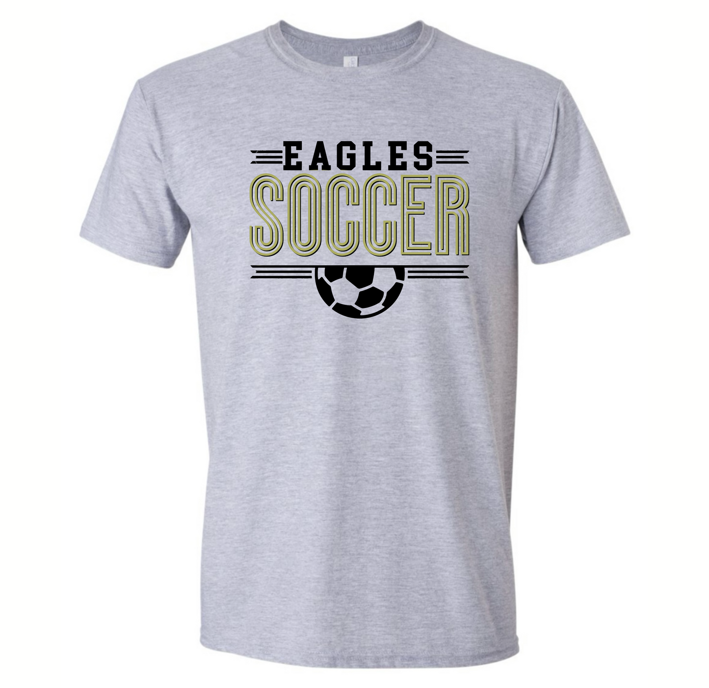 Eagles Soccer Inline T-Shirt (Gray)