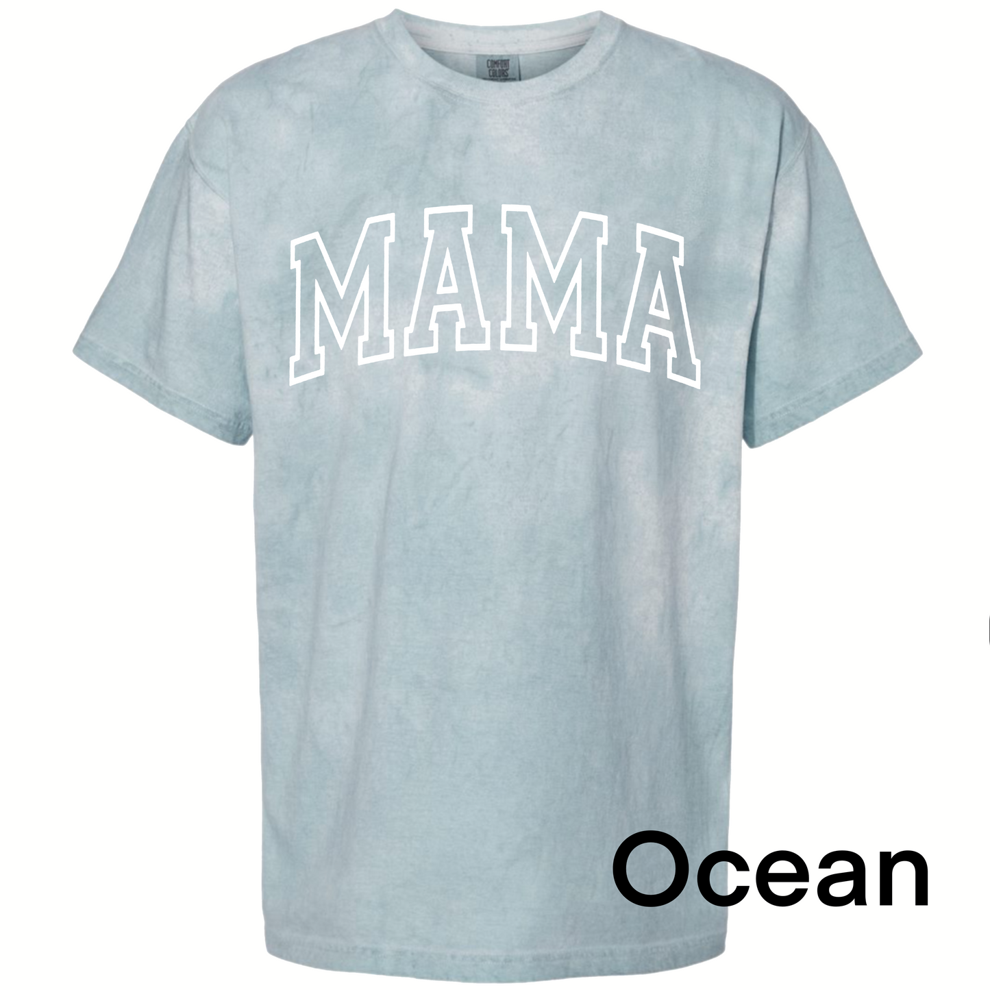 Puff Print Mama Comfort Colors T-Shirt