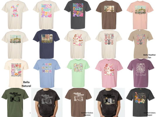 2025 Spring/Easter T-Shirt Drop