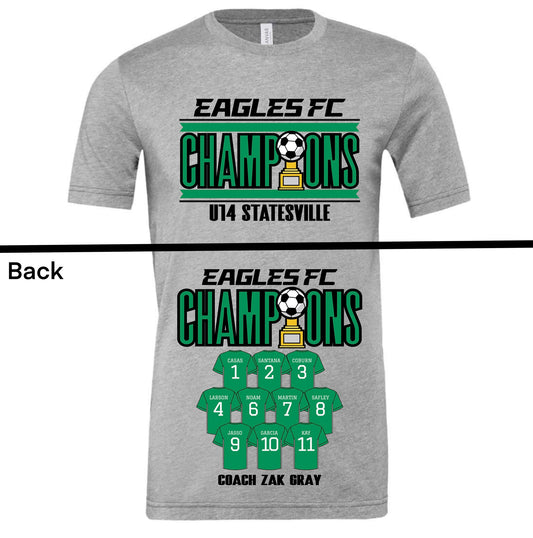 Eagles Soccer Fall 2025 Champions Shirt